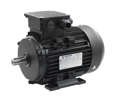 Drehstrommotor IE 5, Fußausführung B3, schwarz