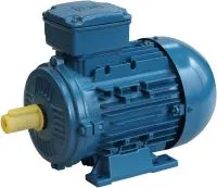 Drehstrommotor, Fußausführung, B3T, ALU, blau