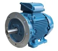 Drehstrommotor, Fuß-Flansch-Kombination, B35, Grauguss, blau, RAL 5009