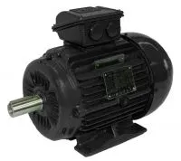 Drehstrommotor, B3, Fuß, schwarz, RAL 9005, dreifach polumschaltbar