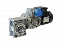 Schneckengetriebe WGR, regelbar mit Variator, Vollwelle, Drehstrommotor | blecher.de Schneckengetriebe WGR, regelbar mit Variator, Vollwelle, Drehstrommotor | blecher.de