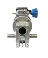 Schneckengetriebe WGR, regelbar mit Variator, beidseitige Steckwelle, Drehstrommotor | blecher.de Schneckengetriebe WGR, regelbar mit Variator, beidseitige Steckwelle, Drehstrommotor | blecher.de