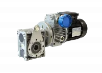 Schneckengetriebe WGR, regelbar mit Variator, Drehmomentstütze, Drehstrommotor | blecher.de Schneckengetriebe WGR, regelbar mit Variator, Drehmomentstütze, Drehstrommotor | blecher.de