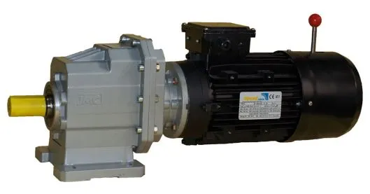 Stirnradgetriebe-Bremsmotor Typ:HGRB035-044-90LA6 1,10 KW - 20 upm - 502,0 Nm - 230/400 V - 50 Hz
