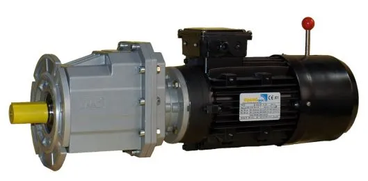Stirnradgetriebe-Bremsmotor Typ:HGRB035-044-90LA6 1,10 KW - 20 upm - 502,0 Nm - 230/400 V - 50 Hz