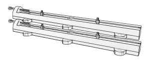 Spannschienen GG25-355, Motorbaugröße 355